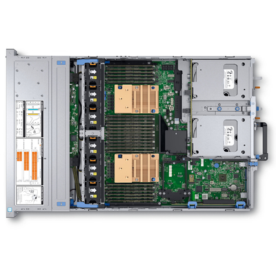 강력한 DELL PowerEdge R740xd Xeon 4214 64GB 랙 2U 서버 2.2GHz CPU
