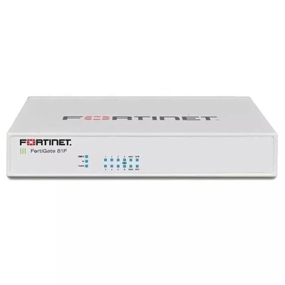 FG-81F 8 x GE RJ45 포트 2 x RJ45/SFP 공유 미디어 WAN 포트 128GB SSD 컴팩트 디자인
