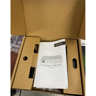 FG-81F 8 x GE RJ45 포트 2 x RJ45/SFP 공유 미디어 WAN 포트 128GB SSD 컴팩트 디자인