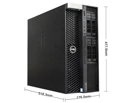 즉각적인 배달 델 정밀 T5820 Xeon 6 코어 W-2235 타워 워크스테이션 8GB 3200MHz 메모리