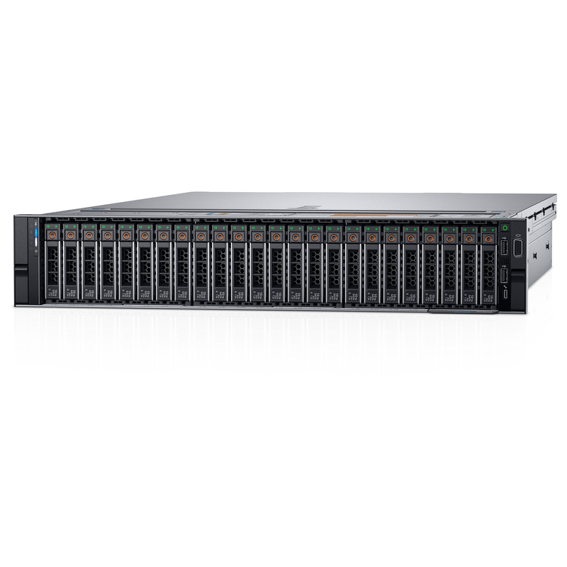 델 파워에지 R740 2U 랙 서버 960GSSD*2 6*16T 하드 드라이브와 경쟁력