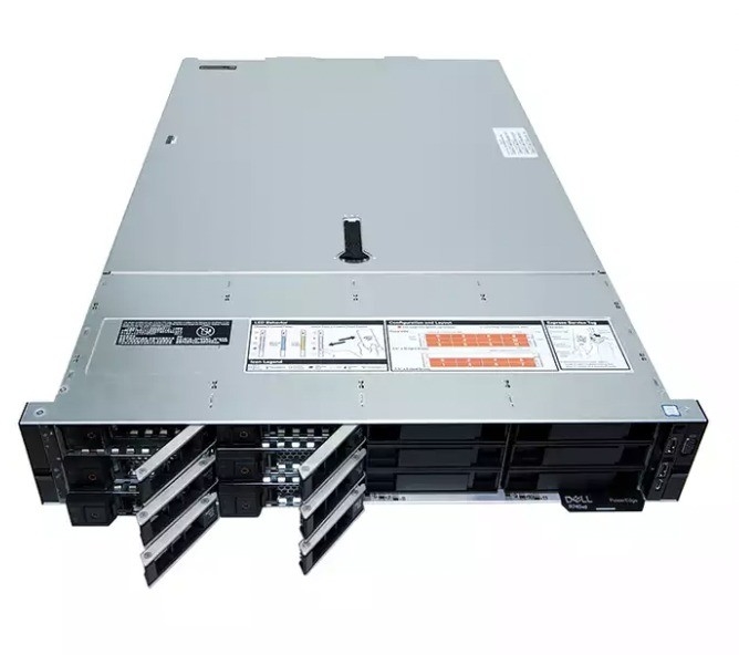 DELL EMC PowerEdge R740XD 랙 서버 및 Intel Xeon 프로세서 타입으로 출하 준비